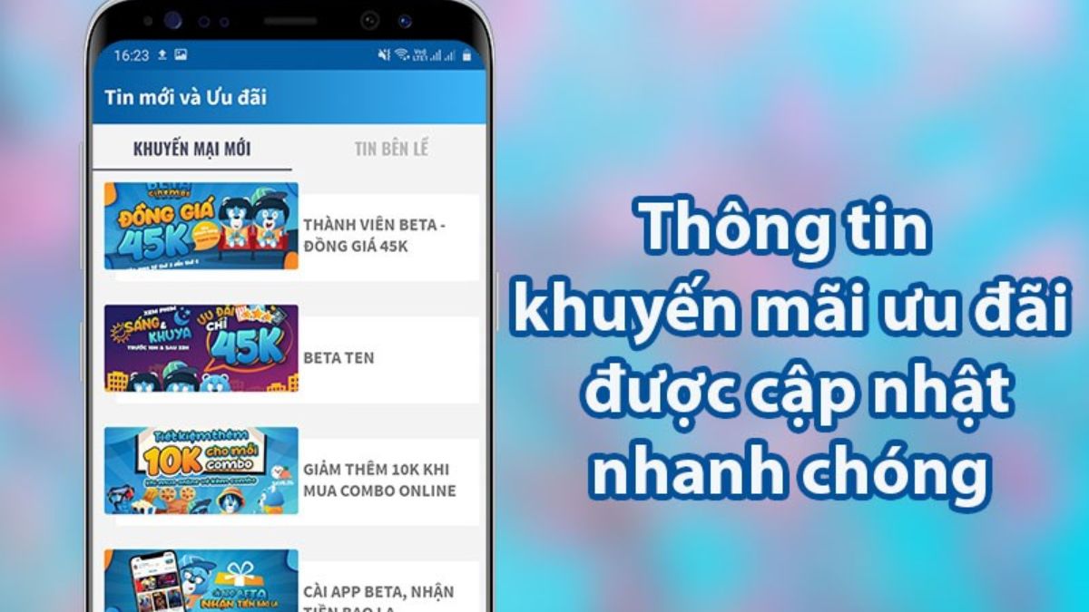 Cách đặt vé xem phim trên Beta Cinema